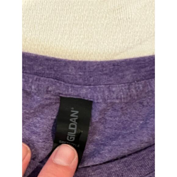 Gildan New Orleans French Quarter Purple TShirt Mens L - Picture 3 of 4